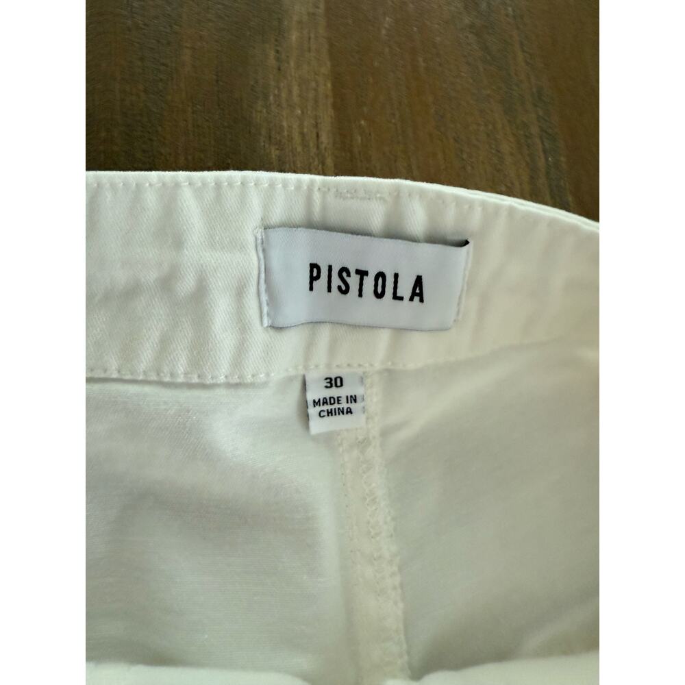Pistola Sabrina Curve Utility Pant Size 30 White Anthropologie - Picture 6 of 8